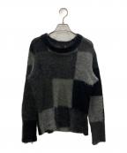 UNDERCOVERISMアンダーカバーイズム）の古着「06AW GURUGURU期　モヘヤニット」｜ブラック