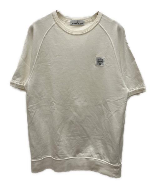STONE ISLAND（ストーンアイランド）STONE ISLAND (ストーンアイランド) 半袖カットソー ホワイト サイズ:Sの古着・服飾アイテム