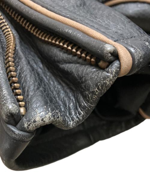 HARLEY-DAVIDSON（ハーレーダビッドソン）HARLEY-DAVIDSON (ハーレーダビッドソン) レザーライダースジャケット ブラック サイズ:SIZE Lの古着・服飾アイテム