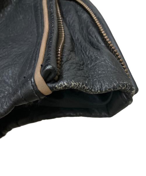 HARLEY-DAVIDSON（ハーレーダビッドソン）HARLEY-DAVIDSON (ハーレーダビッドソン) レザーライダースジャケット ブラック サイズ:SIZE Lの古着・服飾アイテム