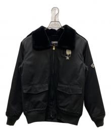 CROWS（クローズ）の古着「フライトジャケット」｜ブラック