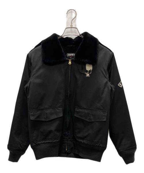CROWS（クローズ）CROWS (クローズ) フライトジャケット ブラック サイズ:SIZE Mの古着・服飾アイテム
