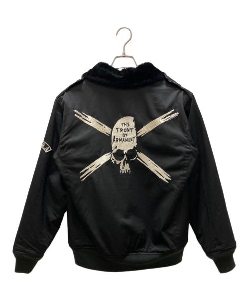 CROWS（クローズ）CROWS (クローズ) フライトジャケット ブラック サイズ:SIZE Mの古着・服飾アイテム