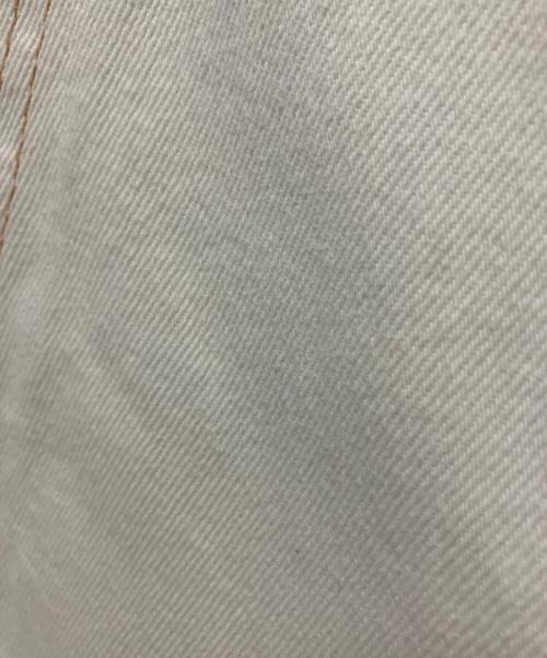 MM6 Maison Margiela（エムエムシックスメゾンマルジェラ）MM6 Maison Margiela (エムエムシックスメゾンマルジェラ) ロウウォッシュドデニムドレス　2017SS ホワイト サイズ:SIZE 36の古着・服飾アイテム