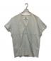 MM6 Maison Margiela（エムエムシックスメゾンマルジェラ）の古着「ロウウォッシュドデニムドレス　2017SS」｜ホワイト