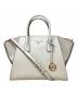 MICHAEL KORS（マイケル・コース）の古着「トートバッグ　MICHAEL KORS（マイケルコース）　30F2G4VS3L　トップジップサッチェル」｜アイボリー