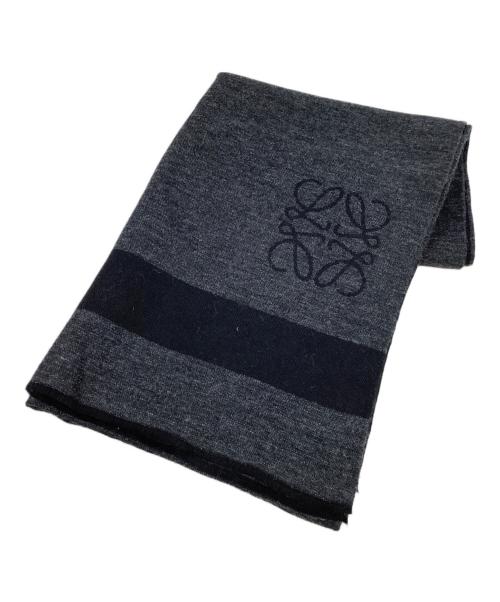 LOEWE（ロエベ）LOEWE (ロエベ) マフラー　LOEWE（ロエベ）　A-28003861 ブラックの古着・服飾アイテム