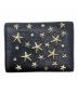 JIMMY CHOO (ジミーチュウ) JIMMY CHOO　スタッズ　3つ折り財布 ブラック：10000円