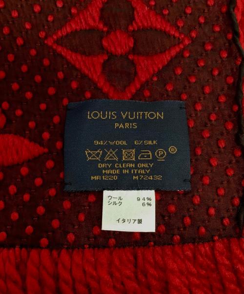 LOUIS VUITTON（ルイ ヴィトン）LOUIS VUITTON (ルイ ヴィトン) マフラー　LOUIS VUITTON（ルイヴィトン）　M72432　エシャルプ ロゴマニア レッドの古着・服飾アイテム