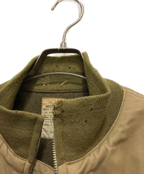 THE REAL McCOY’S（ザ・リアルマッコイズ）THE REAL McCOY’S (ザ・リアルマッコイズ) タンカースフライトジャケット カーキ サイズ:SIZE Mの古着・服飾アイテム