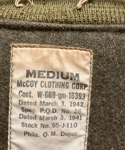 THE REAL McCOY’S（ザ・リアルマッコイズ）THE REAL McCOY’S (ザ・リアルマッコイズ) タンカースフライトジャケット カーキ サイズ:SIZE Mの古着・服飾アイテム