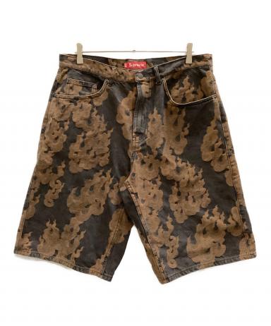 中古・古着通販】SUPREME (シュプリーム) Flames jacquard baggy denim