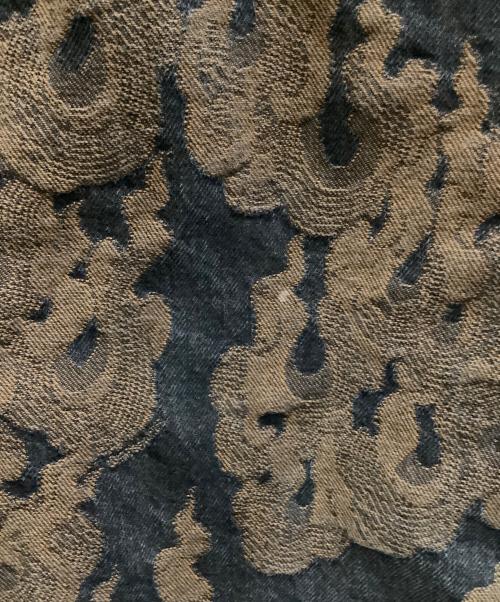 SUPREME（シュプリーム）SUPREME (シュプリーム) Flames jacquard baggy denim short ブラウン×ブラック サイズ:34の古着・服飾アイテム