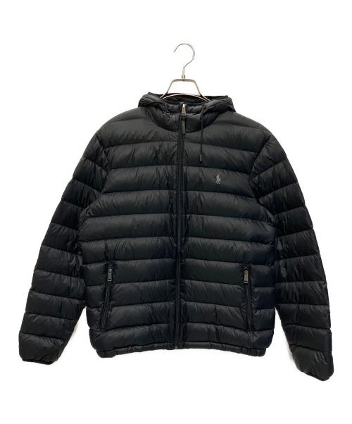 POLO RALPH LAUREN（ポロ・ラルフローレン）POLO RALPH LAUREN (ポロ・ラルフローレン) パッカブルダウンジャケット ブラック サイズ:SIZE Lの古着・服飾アイテム