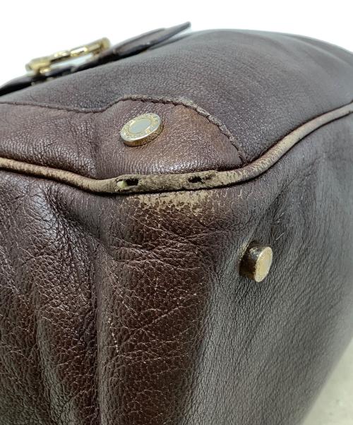 BVLGARI（ブルガリ）BVLGARI (ブルガリ) トートバッグ　BVLGARI（ブルガリ）　ビーゼロワン チャンドラ ブラウンの古着・服飾アイテム