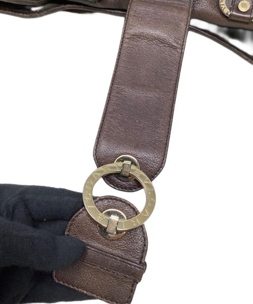 BVLGARI（ブルガリ）BVLGARI (ブルガリ) トートバッグ　BVLGARI（ブルガリ）　ビーゼロワン チャンドラ ブラウンの古着・服飾アイテム