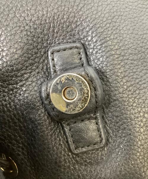 TORY BURCH（トリーバーチ）TORY BURCH (トリーバーチ) ロゴ スタッズ ショルダーバッグ ブラックの古着・服飾アイテム