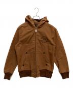 VANSONバンソン）の古着「ダックジャケット」｜ブラウン