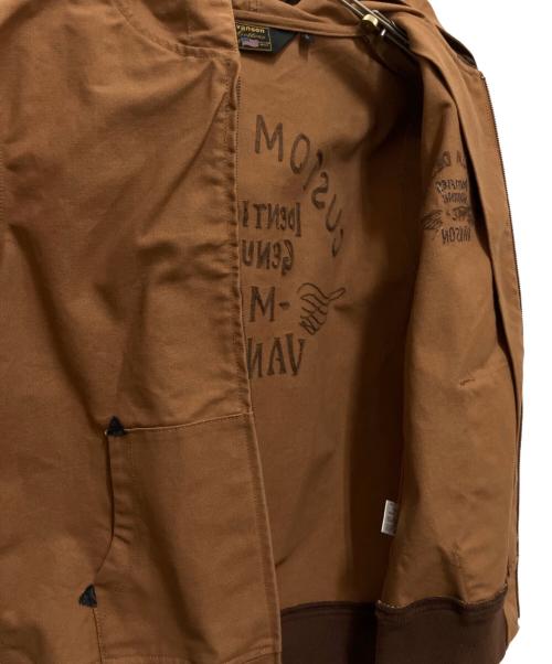 VANSON（バンソン）VANSON (バンソン) ダックジャケット ブラウン サイズ:SIZE Lの古着・服飾アイテム