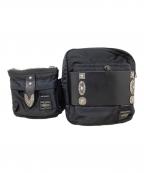 PORTER×TOGA ARCHIVESポーター×トーガアーカイブス）の古着「ベルトバッグ　PORTER（ポーター）　TOGA（トーガ）」｜ブラック