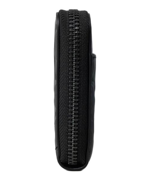 COACH（コーチ）COACH (コーチ) ラウンドファスナー財布　COACH（コーチ）　CE551　エンボスシグネチャー ブラックの古着・服飾アイテム