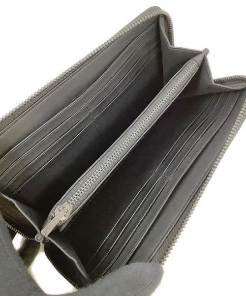 COACH（コーチ）COACH (コーチ) ラウンドファスナー財布　COACH（コーチ）　CE551　エンボスシグネチャー ブラックの古着・服飾アイテム