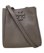 TORY BURCHトリーバーチ）の古着「2WAYバッグ　TORY BURCH（トリーバーチ）　74956　マックグロースモールバケットバッグ」｜グレー