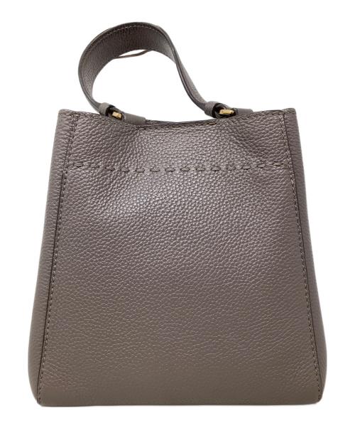 TORY BURCH（トリーバーチ）TORY BURCH (トリーバーチ) 2WAYバッグ　TORY BURCH（トリーバーチ）　74956　マックグロースモールバケットバッグ グレーの古着・服飾アイテム