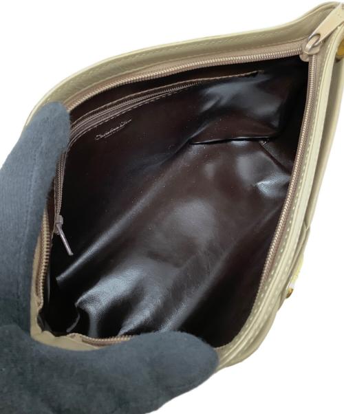 Christian Dior（クリスチャン ディオール）Christian Dior (クリスチャン ディオール) クラッチバッグ　Christian Dior（クリスチャンディオール） ベージュの古着・服飾アイテム