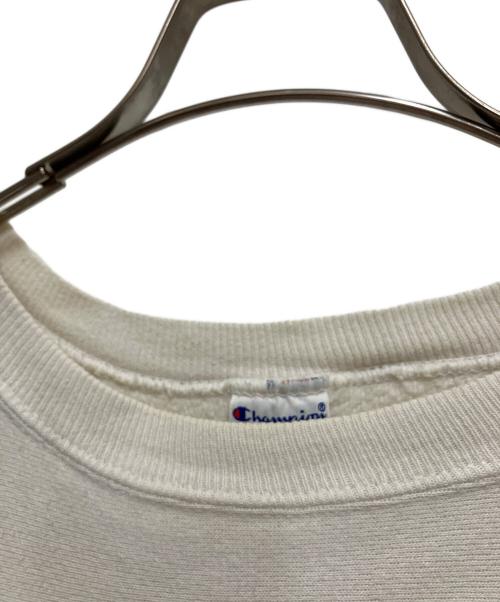 Champion REVERSE WEAVE（チャンピオン リバース ウィーブ）Champion REVERSE WEAVE (チャンピオン リバース ウィーブ) クルーネックスウェット ホワイト サイズ:SIZE XLの古着・服飾アイテム