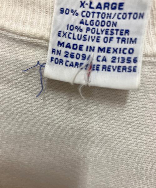 Champion REVERSE WEAVE（チャンピオン リバース ウィーブ）Champion REVERSE WEAVE (チャンピオン リバース ウィーブ) クルーネックスウェット ホワイト サイズ:SIZE XLの古着・服飾アイテム