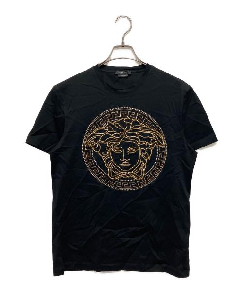 VERSACE（ヴェルサーチェ）VERSACE (ヴェルサーチェ) メドゥーサ Tシャツ ブラック サイズ:SIZE Lの古着・服飾アイテム