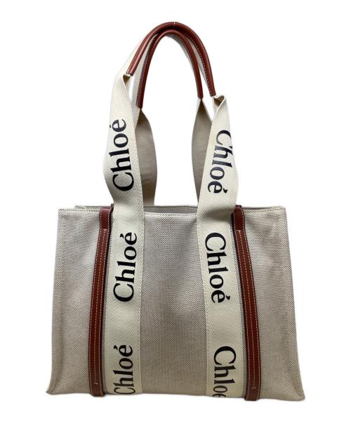 Chloe（クロエ）Chloe (クロエ) トートバッグ ベージュの古着・服飾アイテム