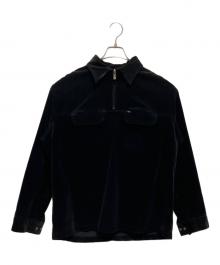 Calvin Klein（カルバンクライン）の古着「ハーフジップジャケット」｜ブラック