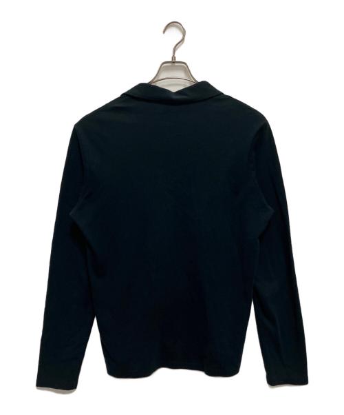 PRADA（プラダ）PRADA (プラダ) 長袖ポロシャツ ネイビー サイズ:SIZE Lの古着・服飾アイテム