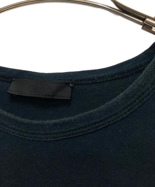PRADA（プラダ）PRADA (プラダ) 半袖Tシャツ ネイビー サイズ:Ｍの古着・服飾アイテム