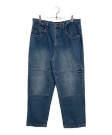 Dickies×SUPREME（ディッキーズ×シュプリーム）の古着「ダブルニーデニムパンツ」｜インディゴ
