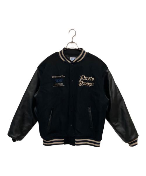 9090（9090）9090 (9090) YOUNGER SONG (ヤンガーソング) スタジャン ブラック サイズ:SIZE Lの古着・服飾アイテム