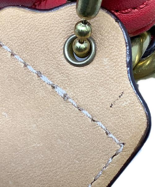 COACH（コーチ）COACH (コーチ) コーチ　ポピー レザー アベリーホーボー　2WAYショルダーバッグ レッドの古着・服飾アイテム