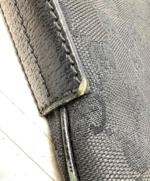 GUCCI（グッチ）GUCCI (グッチ) ショルダーバッグ GGキャンバス ブラックの古着・服飾アイテム