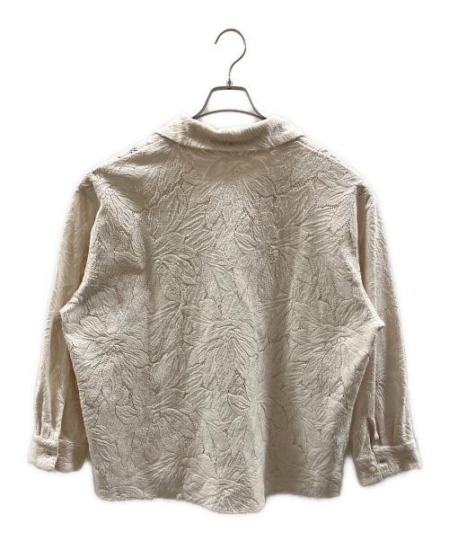 CLANE（クラネ）CLANE (クラネ) カーテンレーススリットシャツ ホワイト サイズ:SIZE 1の古着・服飾アイテム