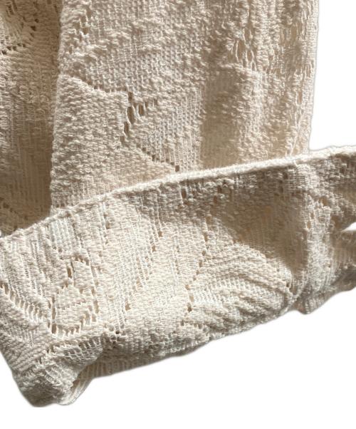 CLANE（クラネ）CLANE (クラネ) カーテンレーススリットシャツ ホワイト サイズ:SIZE 1の古着・服飾アイテム