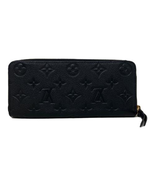 LOUIS VUITTON（ルイ ヴィトン）LOUIS VUITTON (ルイ ヴィトン) ラウンドファスナー財布　LOUIS VUITTON（ルイヴィトン）　M60171　モノグラム　ポルトフォイユ・クレマンス　SP2127 ブラックの古着・服飾アイテム