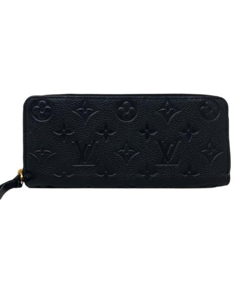 LOUIS VUITTON（ルイ ヴィトン）LOUIS VUITTON (ルイ ヴィトン) ラウンドファスナー財布　LOUIS VUITTON（ルイヴィトン）　M60171　モノグラム　ポルトフォイユ・クレマンス　SP2127 ブラックの古着・服飾アイテム