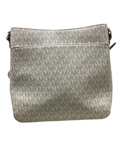 MICHAEL KORS（マイケル・コース）MICHAEL KORS (マイケル・コース) マイケルコース バッグ MICHAEL KORS コーティングキャンバス ホワイト×ベージュの古着・服飾アイテム