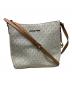 MICHAEL KORS（マイケル・コース）の古着「マイケルコース バッグ MICHAEL KORS コーティングキャンバス」｜ホワイト×ベージュ