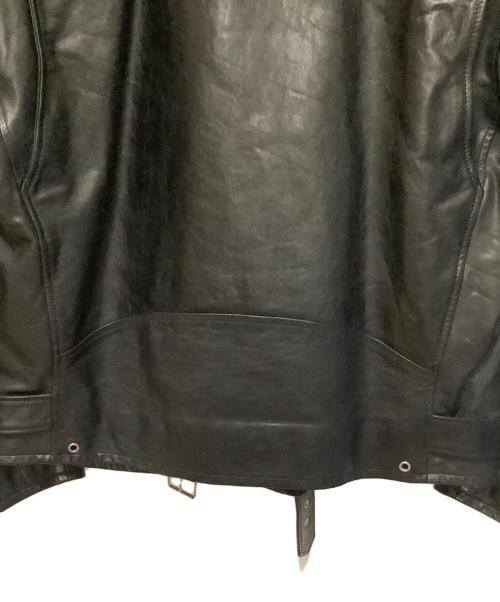 Saint Laurent Paris（サンローランパリ）Saint Laurent Paris (サンローランパリ) SAINT LAURENT  レザージャケット ブラック サイズ:52の古着・服飾アイテム