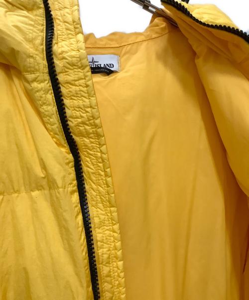 STONE ISLAND（ストーンアイランド）STONE ISLAND (ストーンアイランド) STONE ISLAND(ストーンアイランド) ガーメントダイナイロンレップスフーデッドダウン イエロー サイズ:XＸLの古着・服飾アイテム