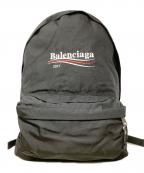 BALENCIAGAバレンシアガ）の古着「リュック　BALENCIAGA（バレンシアガ）　459744 1000 A 002123　エクスプローラ」｜ブラック