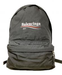 BALENCIAGA（バレンシアガ）の古着「リュック　BALENCIAGA（バレンシアガ）　459744 1000 A 002123　エクスプローラ」｜ブラック
